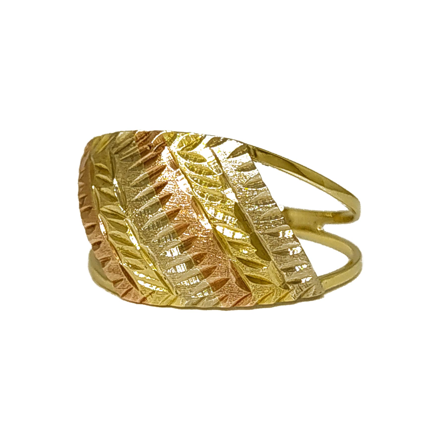 Anel Em Ouro 10k 416 6 Cores Diagonal - Imagem 3