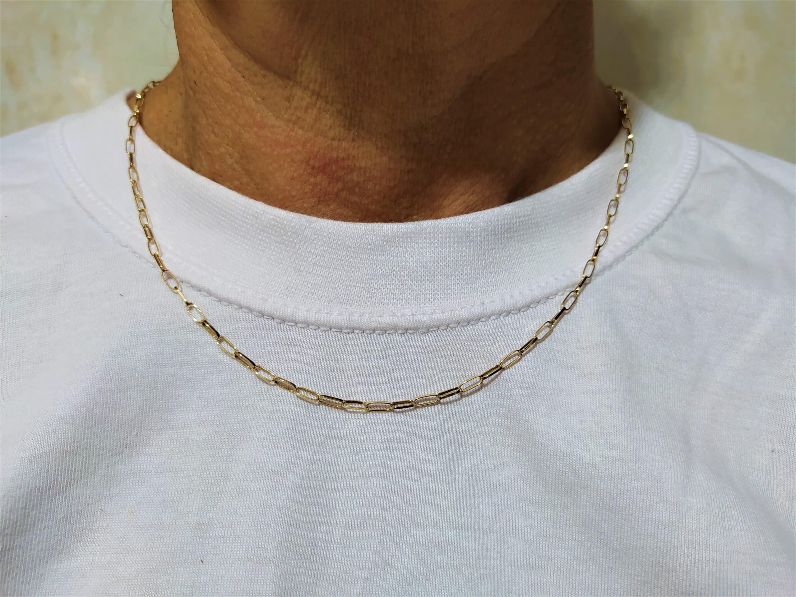 Corrente Em Ouro 10k 416 Veneziana 40 Cm - Imagem 3