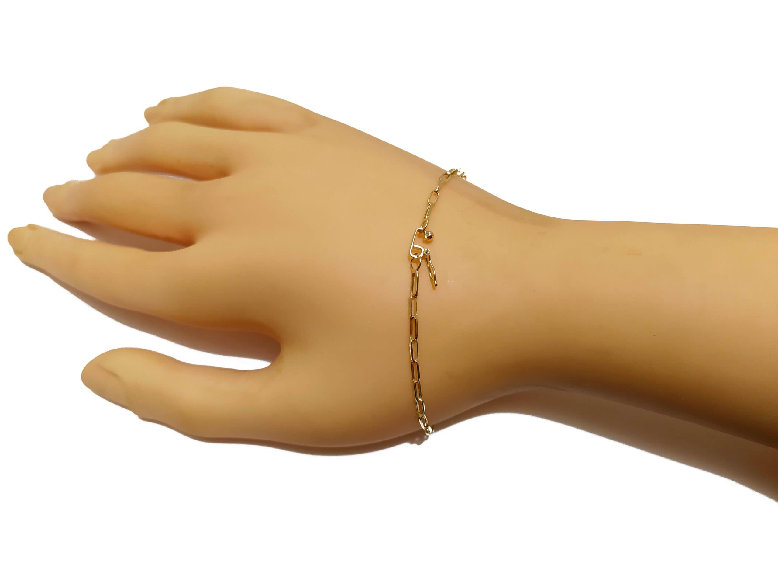 Pulseira Em Ouro 10k 416 Veneziana Grande 20 Cm - Imagem 3