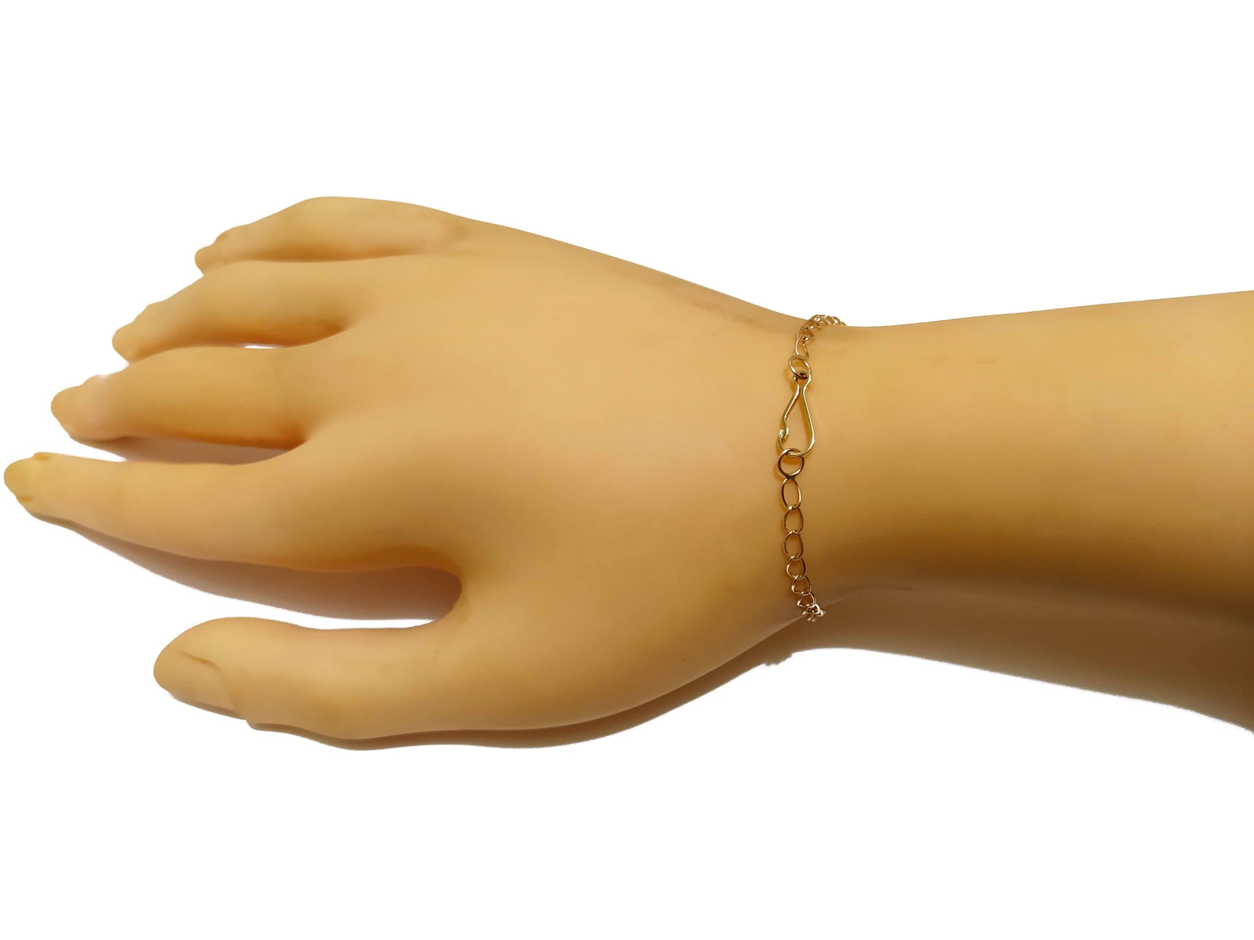 Pulseira Em Ouro 10k 416 Melindrosa Nuvem Bebê 12 Cm - Imagem 3